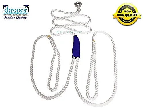 1/2" x 12' DriftProof Mooring Pendant with Backup Line. 3 Strand 100% Nylon rope with Thimble.  Made in USA  *****LAUNCH OFFER*****