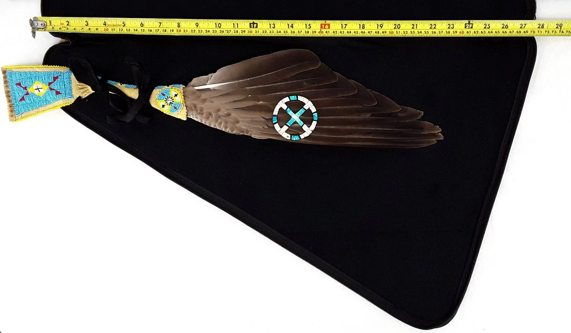 27 Inch Fan Case - Buffalo Bloom Nightcloud