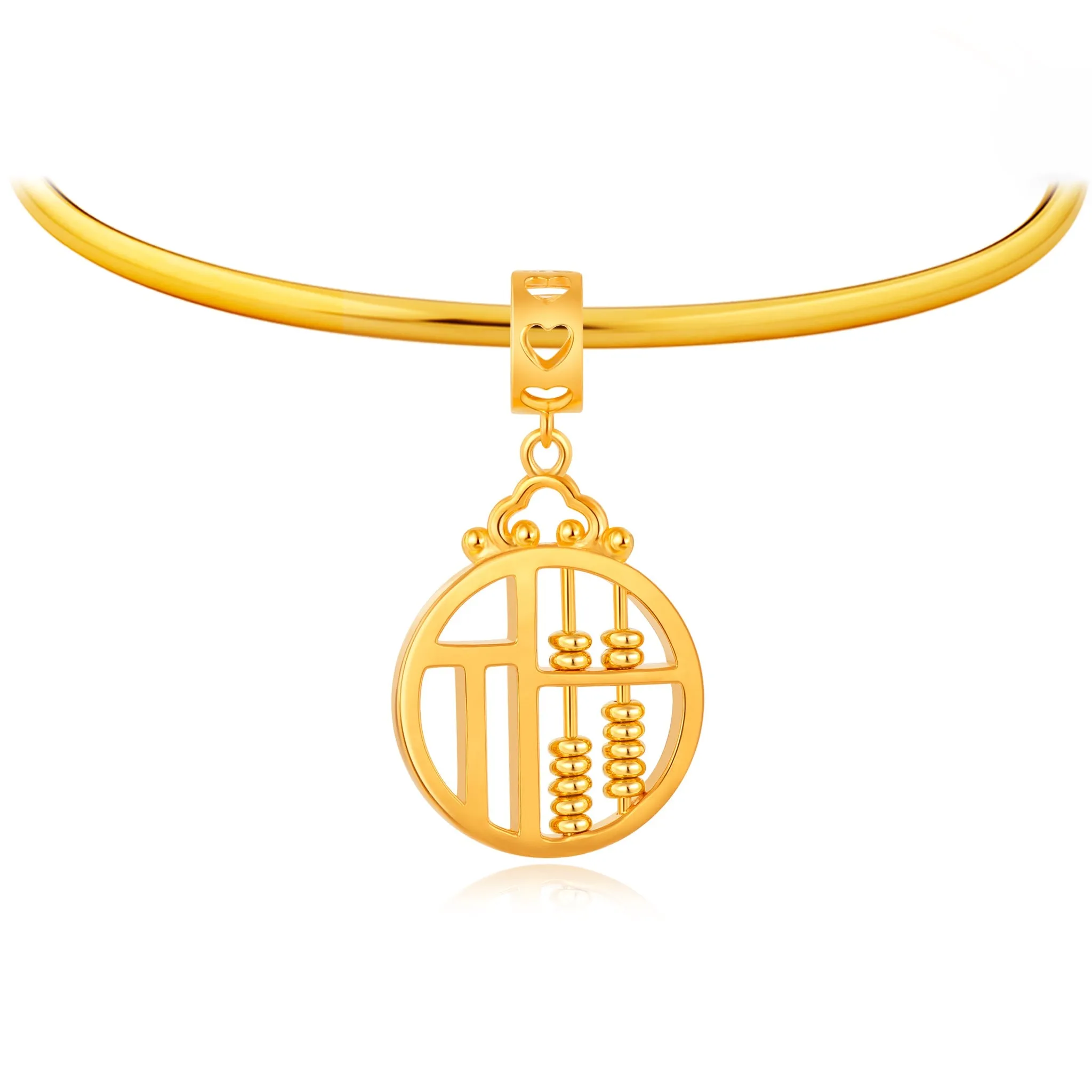 916 Gold Blessing Dime Charm
