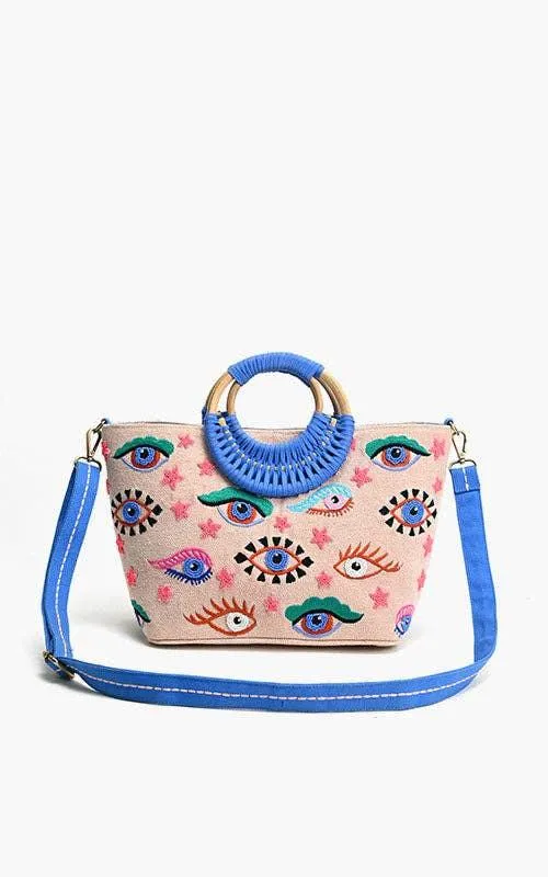 America & Beyond - Mystic Gaze Pink Mini Tote