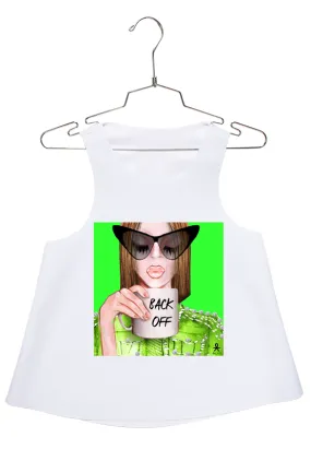 #BackOff - Green Racerback