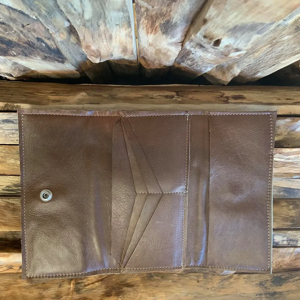 Bandit Wallet with Embossed Leather #1314