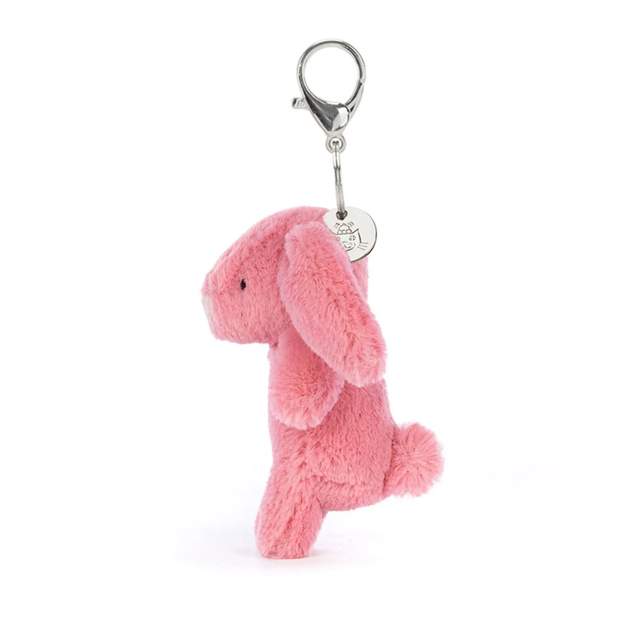 Bashful Pink Bunny Bag Charm