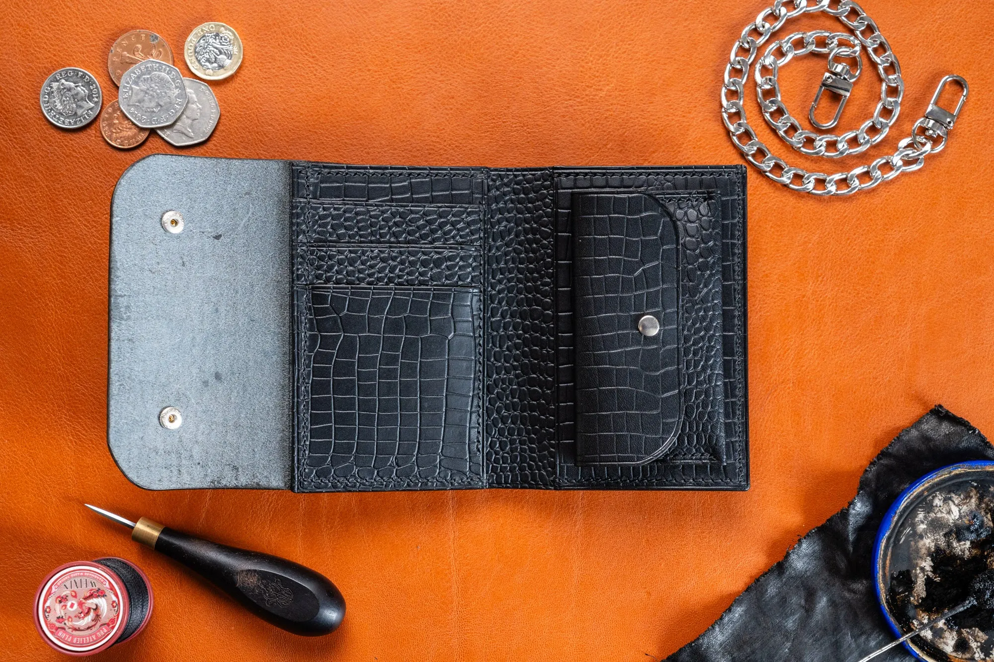 Biker Wallet - Acrylic Template