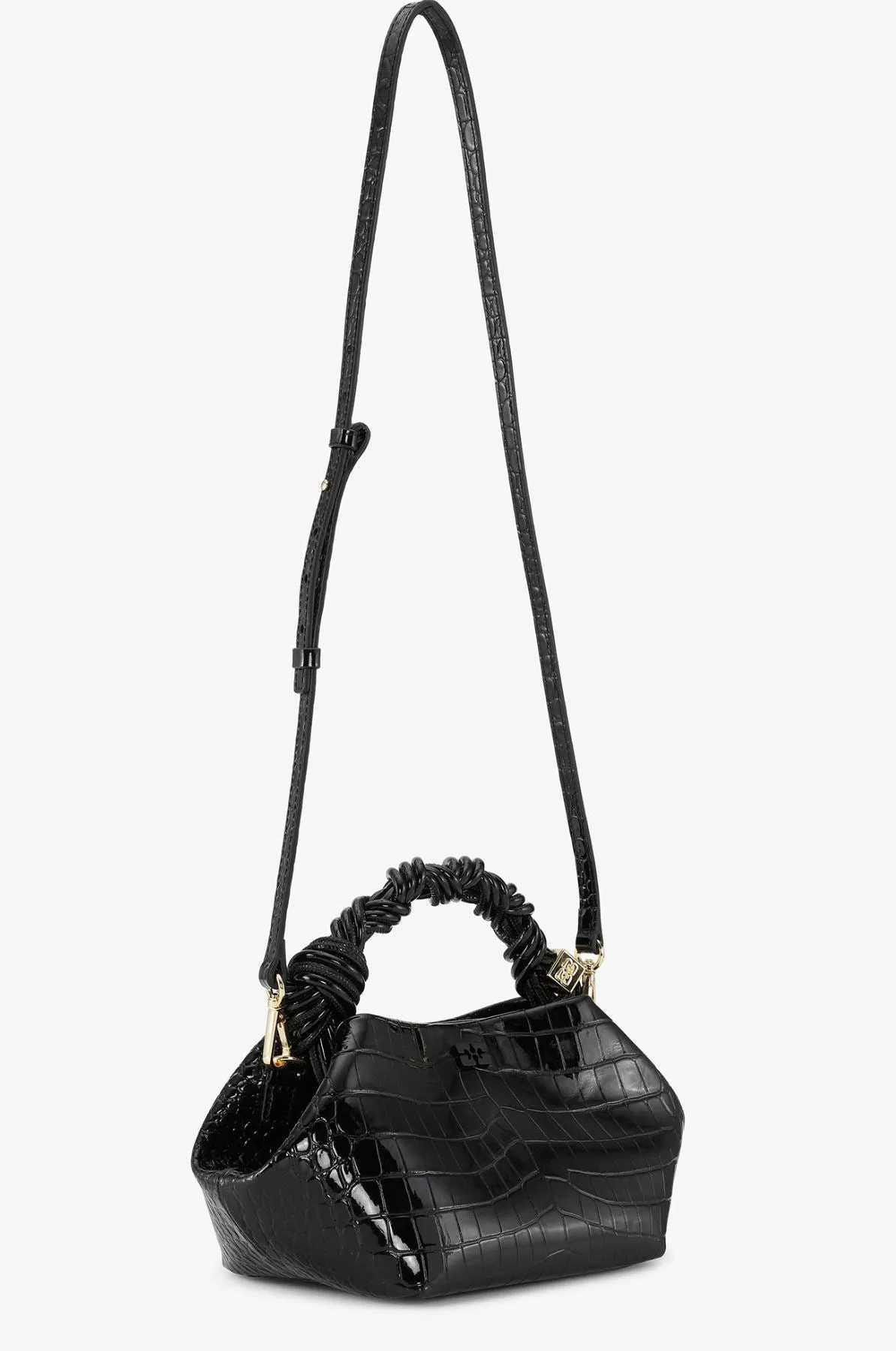 BOU BAG SMALL PATENT CROCO