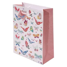 Butterfly Design Gift Bag 26 x 12 x 33cm