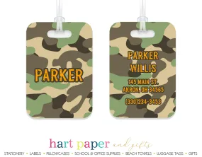 Camouflage Camo Luggage Bag Tag