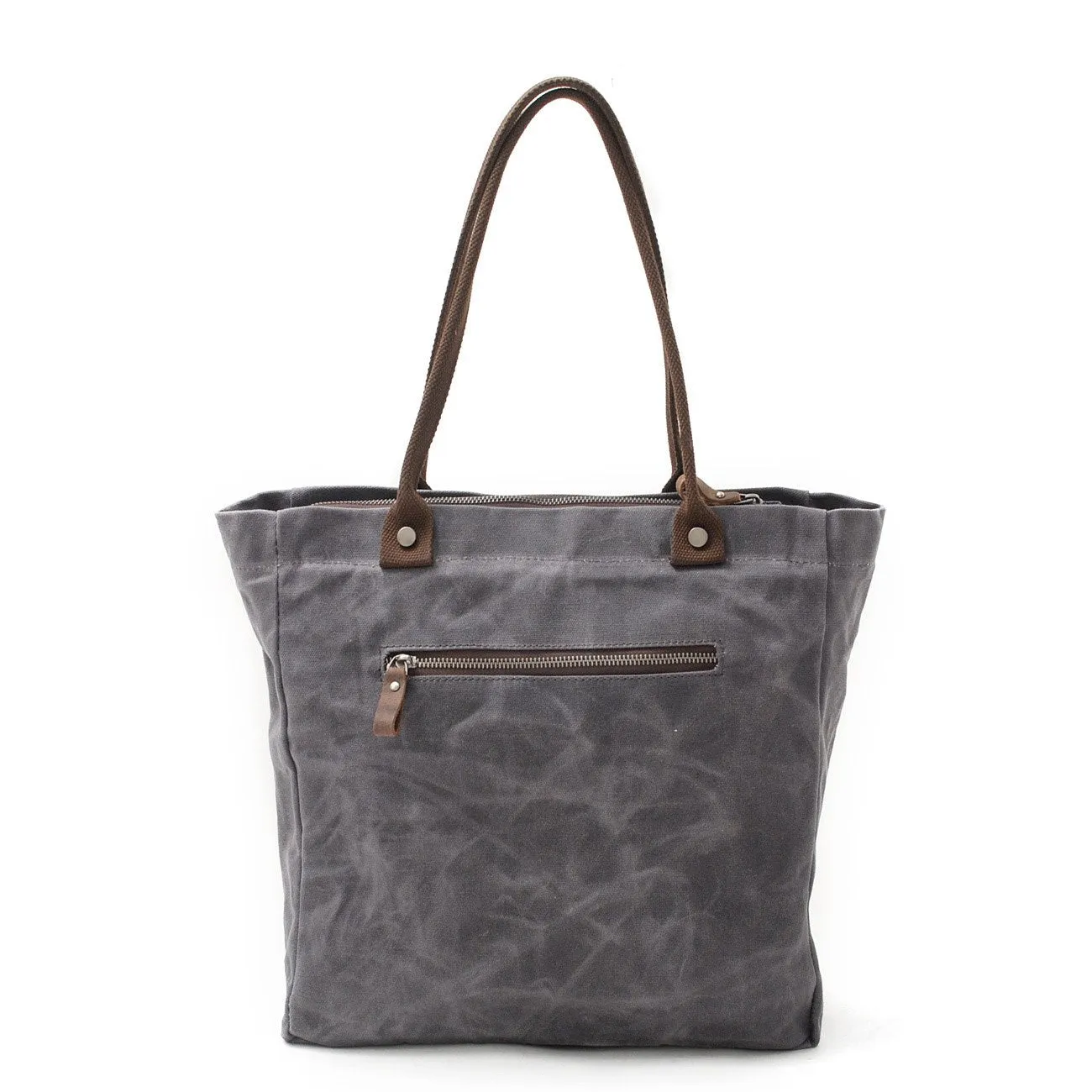 Casual Canvas Leather Black Ladies Mens Shopping Bag Tote Bag Shoulder Bag Tote Purse For Women
