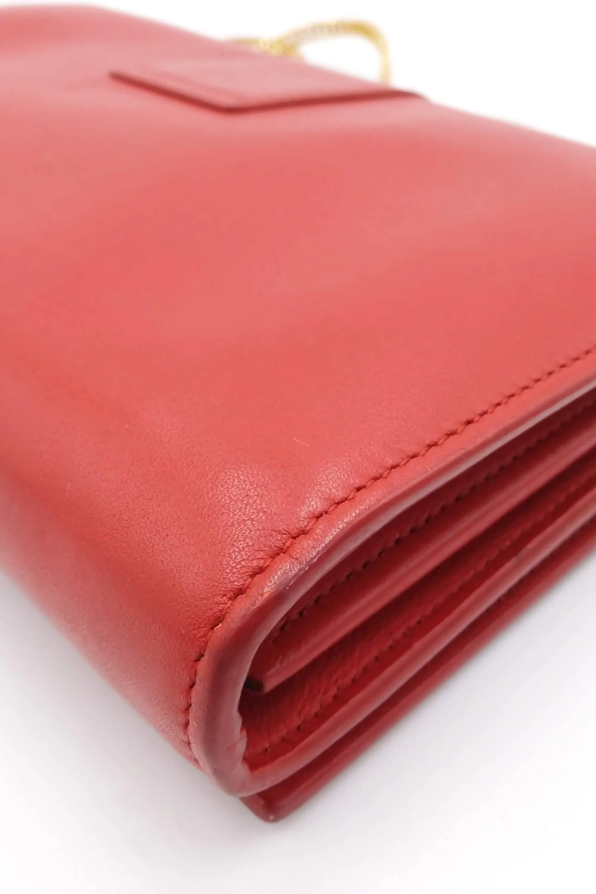Classic Y Ligne Wallet On Chain Red