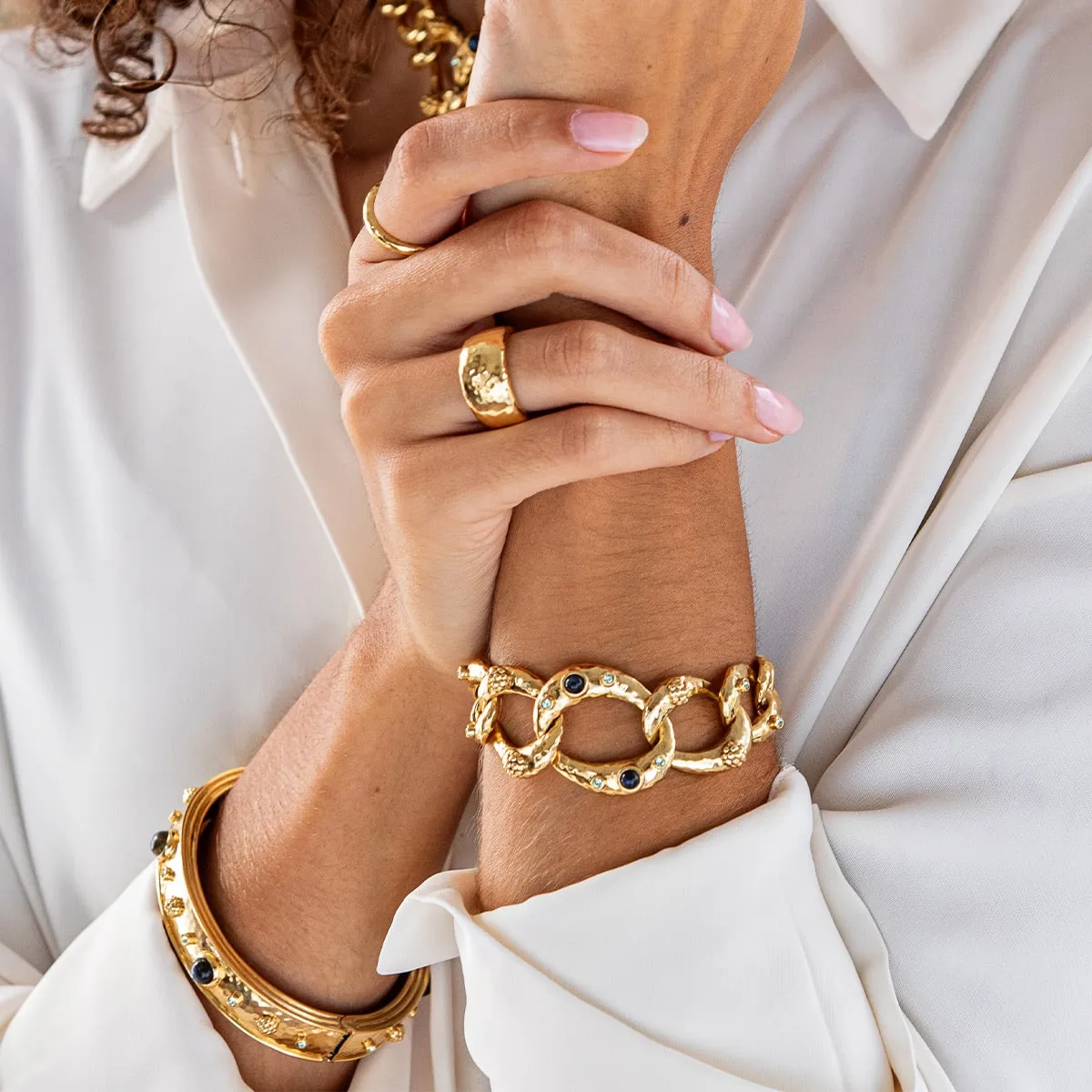 Cleopatra Chain Bracelet - Gold