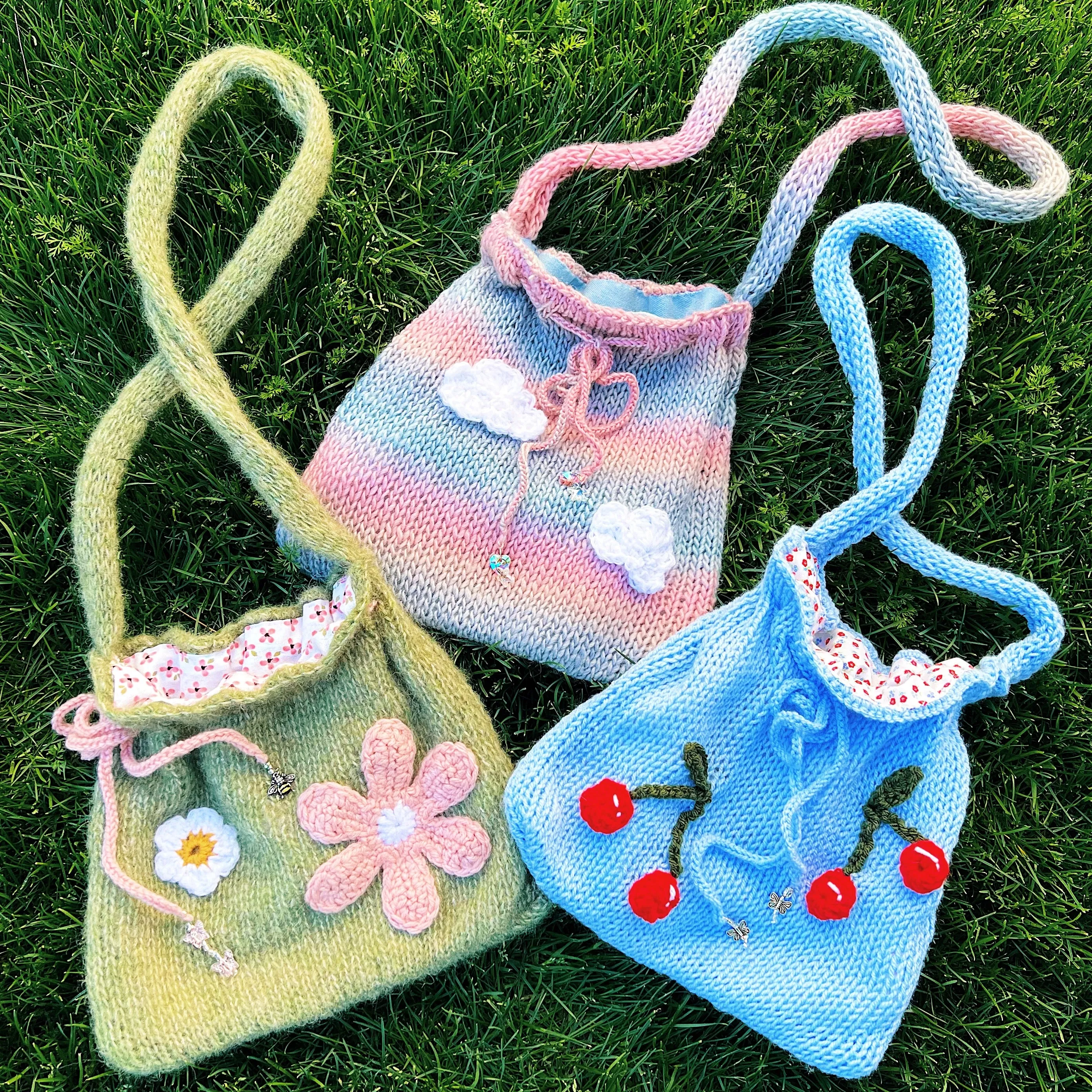 Cloudy Sunset Crossbody Bag by Carolannie Crochet