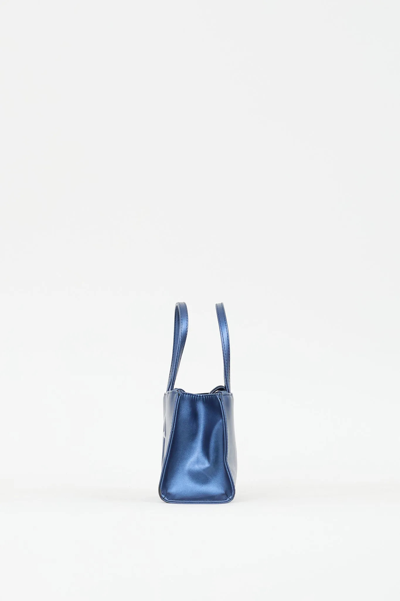 Cobalt Blue Small Shopping Bag