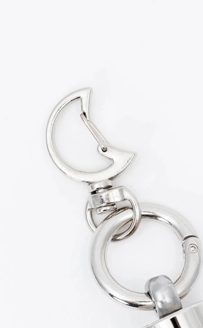 Damage Control Spike Key Ring / Belt Chain
