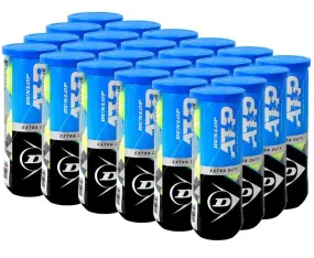 Dunlop ATP Extra Duty All Court Tennis Balls Case - 24 of 3 Ball Cans (72 balls)