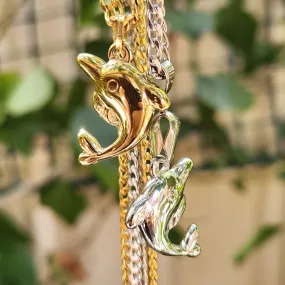 ECHO DOLPHIN NECKLACES - UNISEX GOLD OR SILVER WATER PROOF NECKLACE