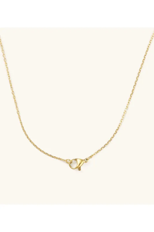 golden clover necklace
