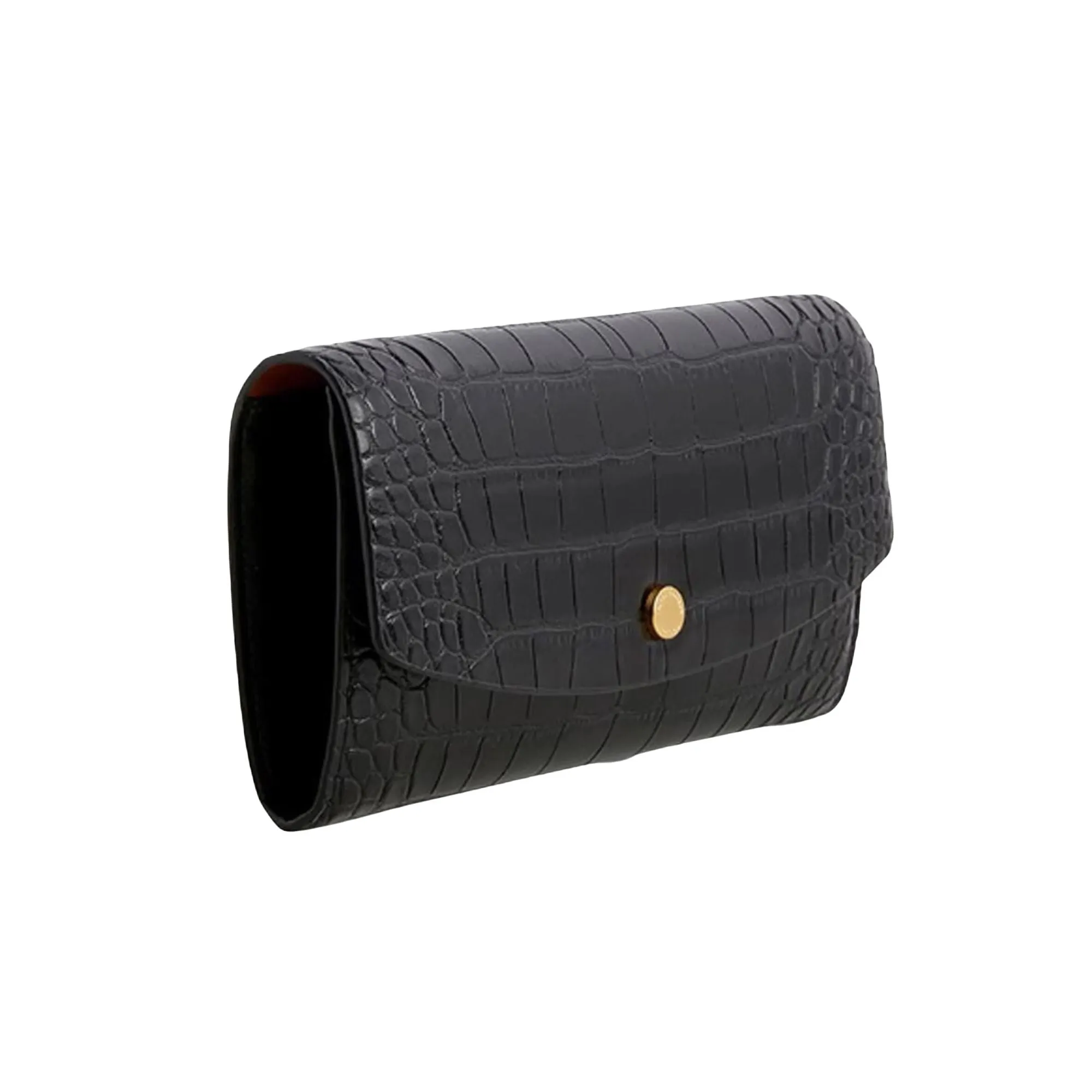 Jasper Conran Amber Large Flap Over Faux Croc Purses