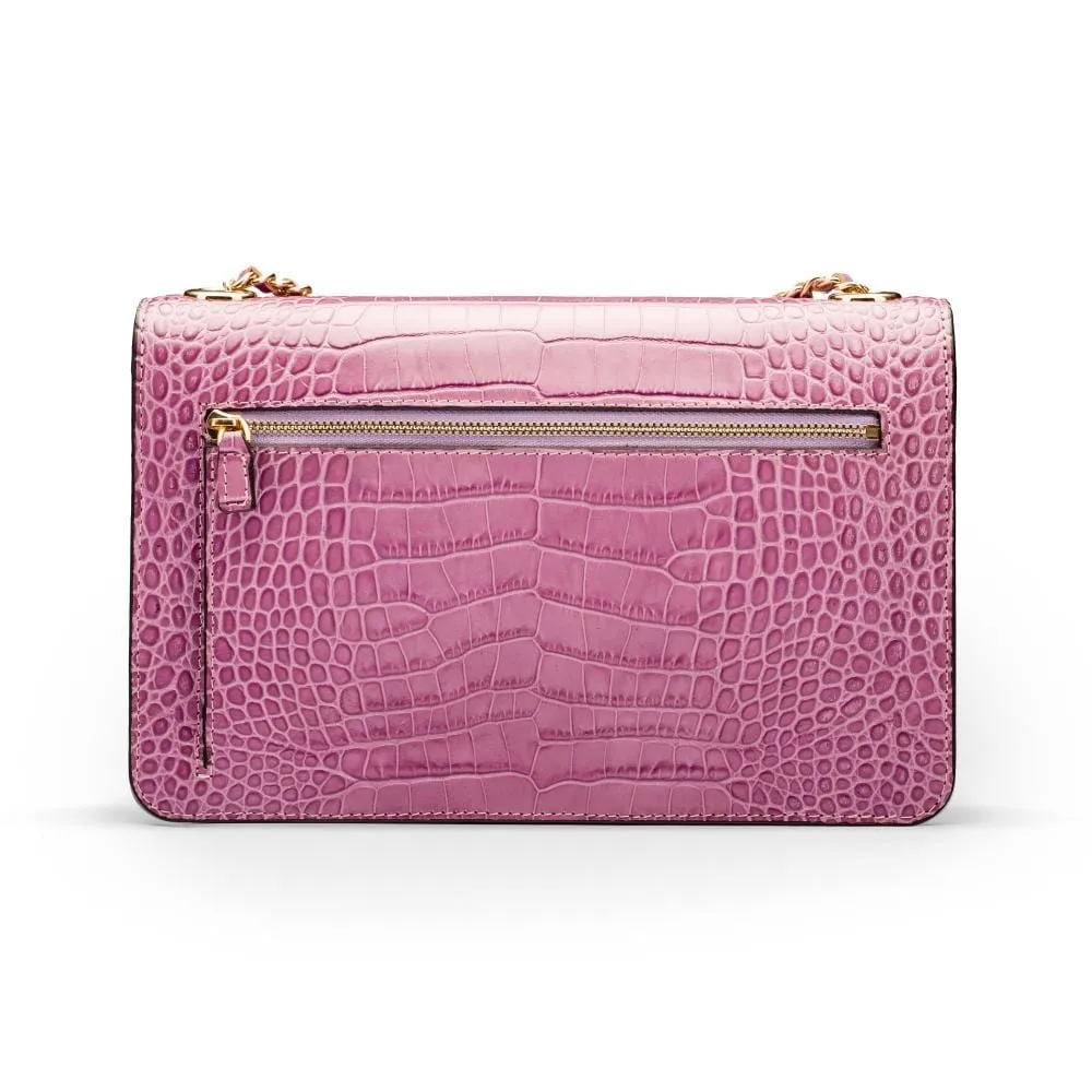 Julia Bag - Lilac Croc