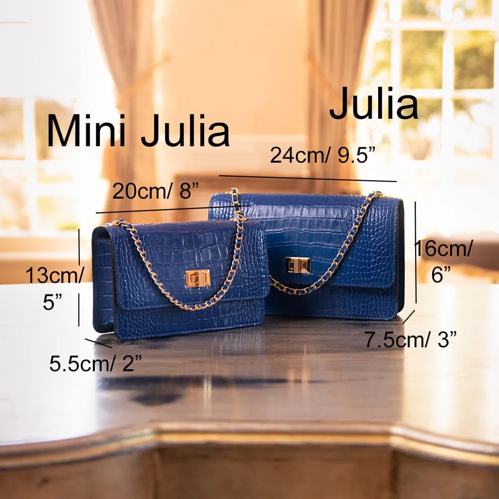Julia Bag - Lilac Croc