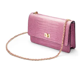 Julia Bag - Lilac Croc