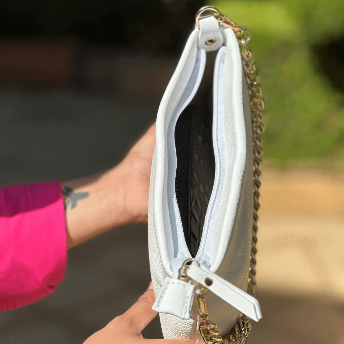 Lucia Leather Cross body bag