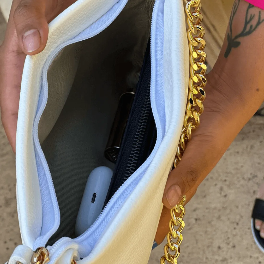 Lucia Leather Cross body bag