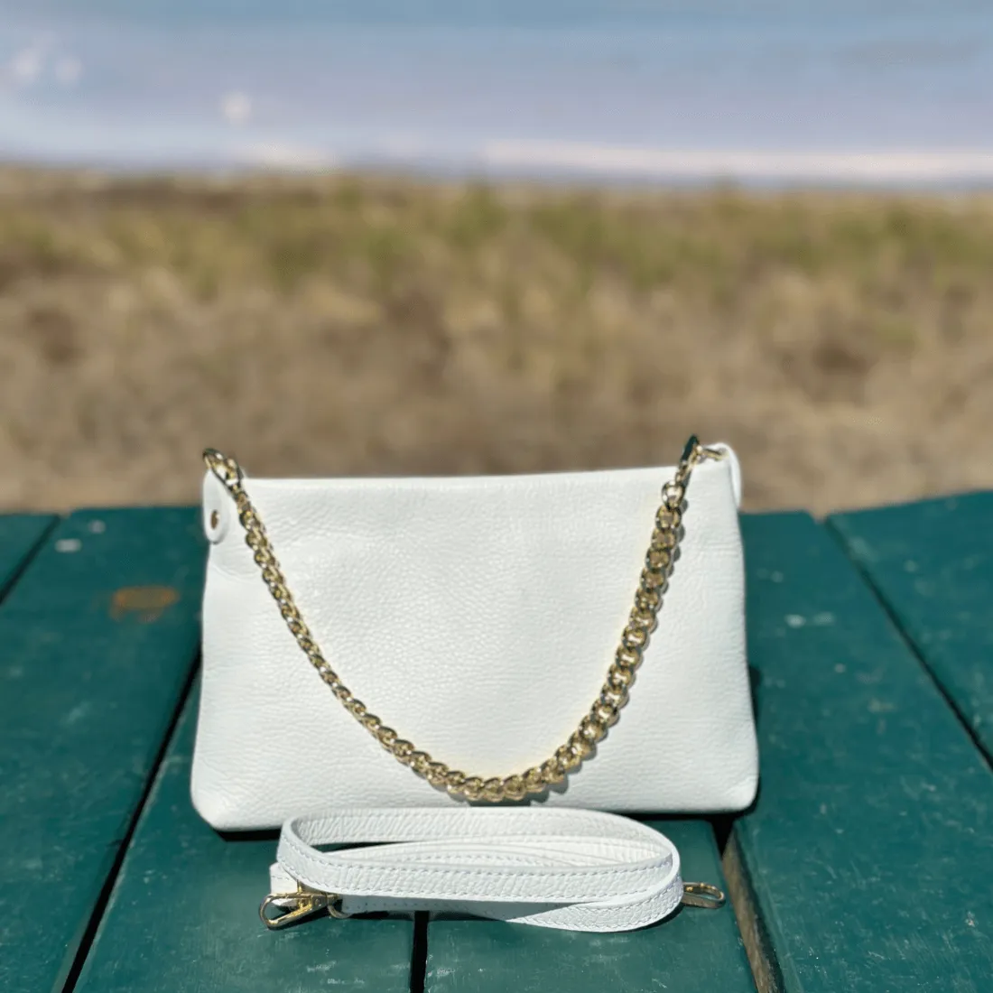 Lucia Leather Cross body bag
