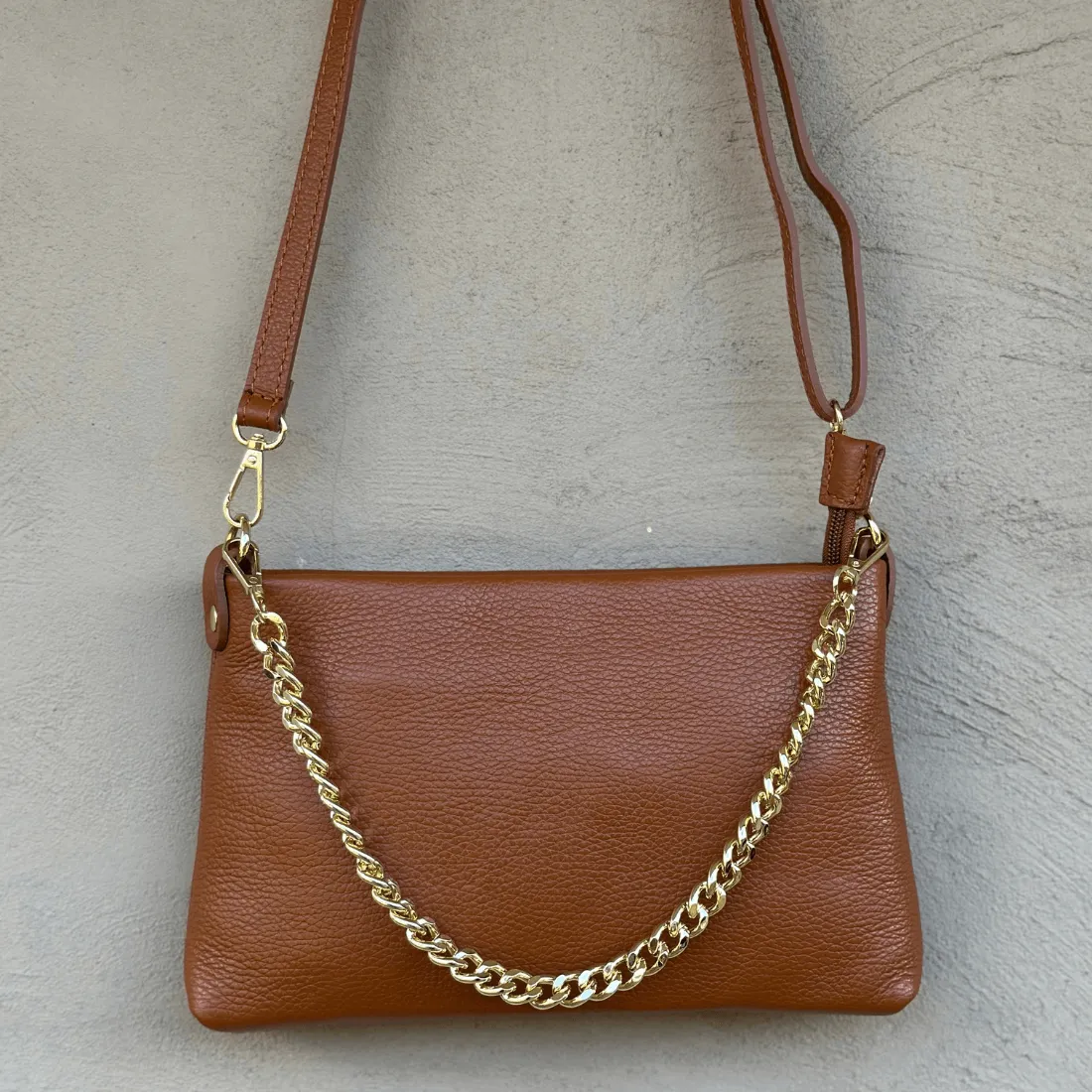 Lucia Leather Cross body bag