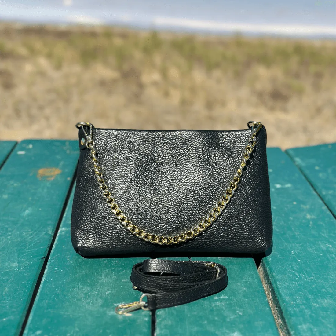 Lucia Leather Cross body bag
