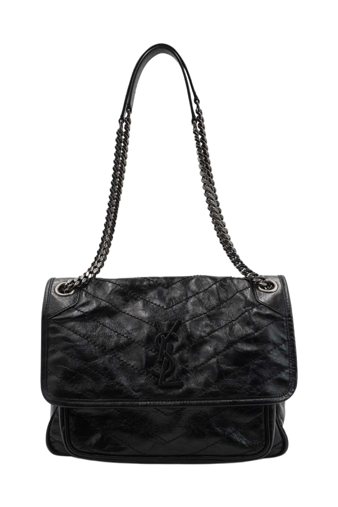 Medium Niki Crinkle Black