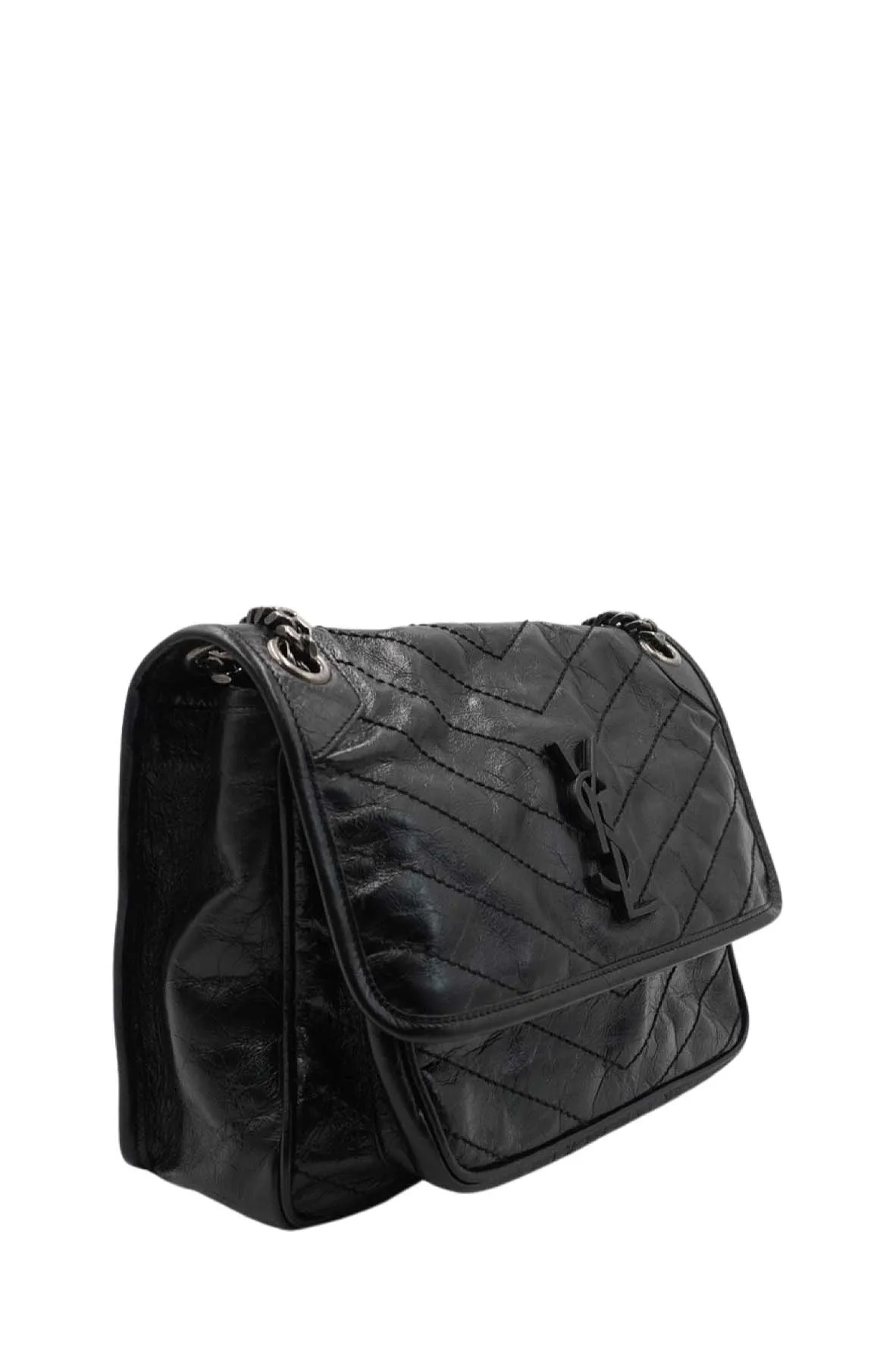 Medium Niki Crinkle Black