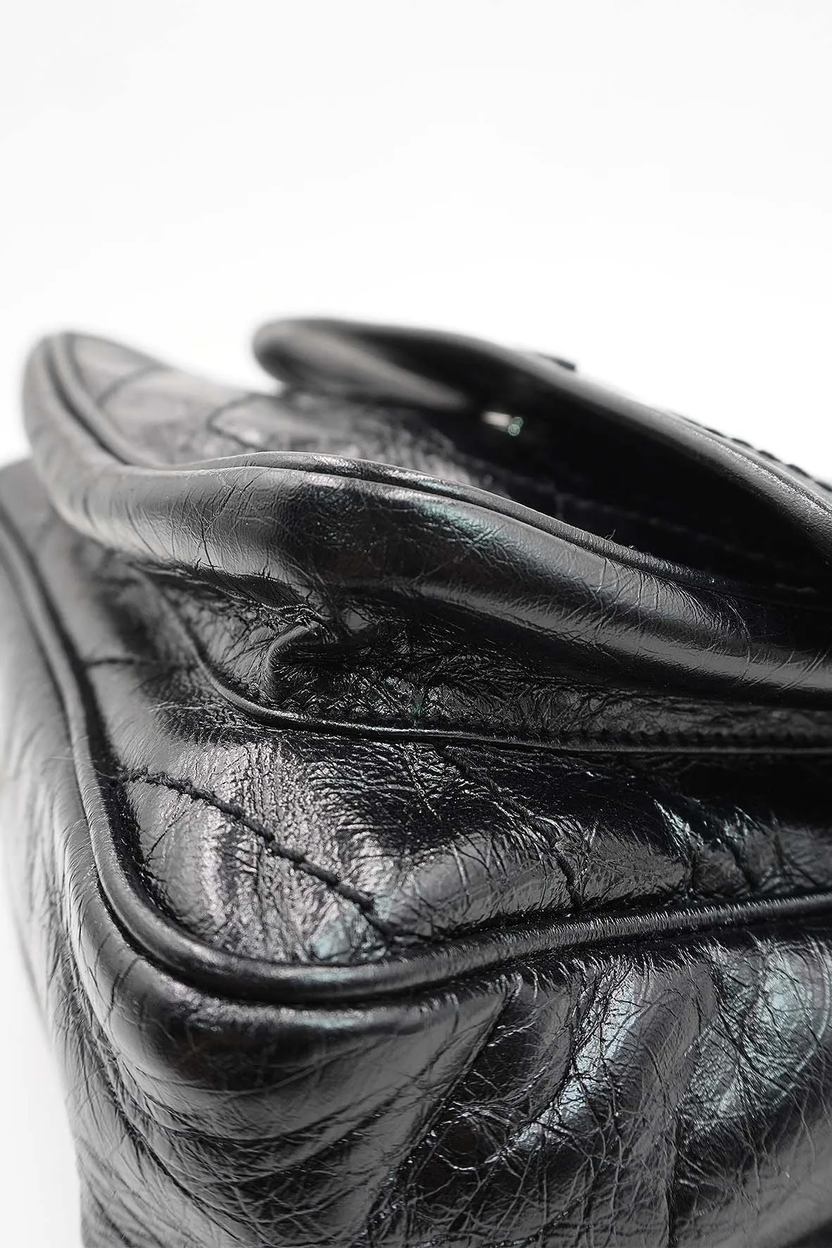 Medium Niki Crinkle Black