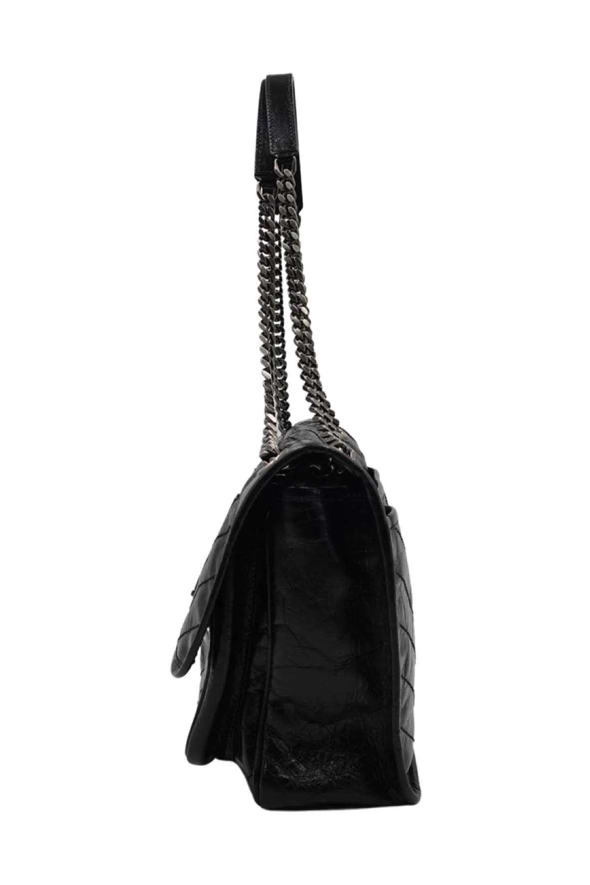 Medium Niki Crinkle Black