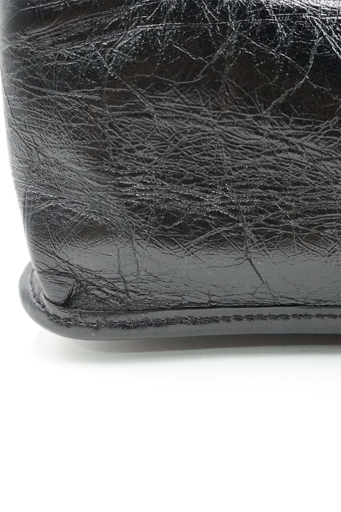 Medium Niki Crinkle Black