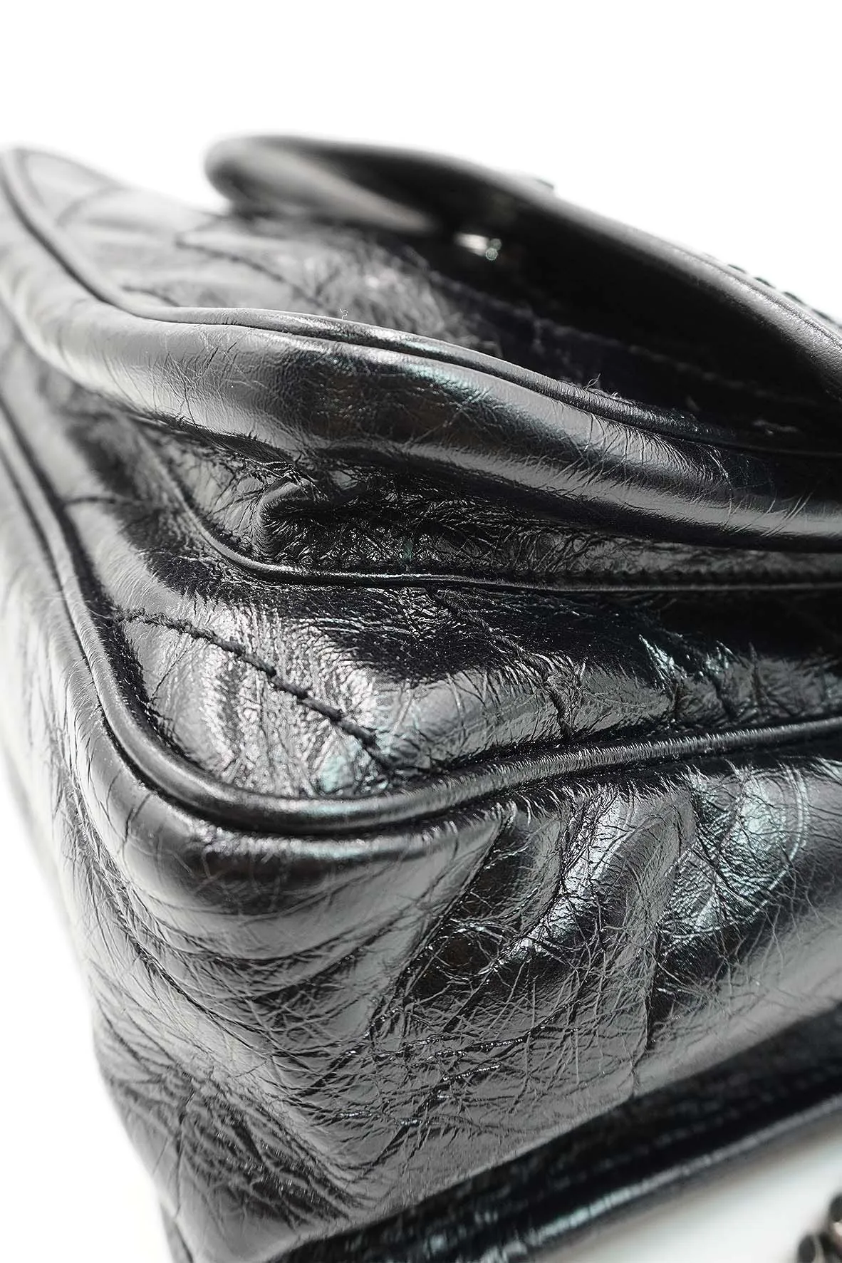 Medium Niki Crinkle Black