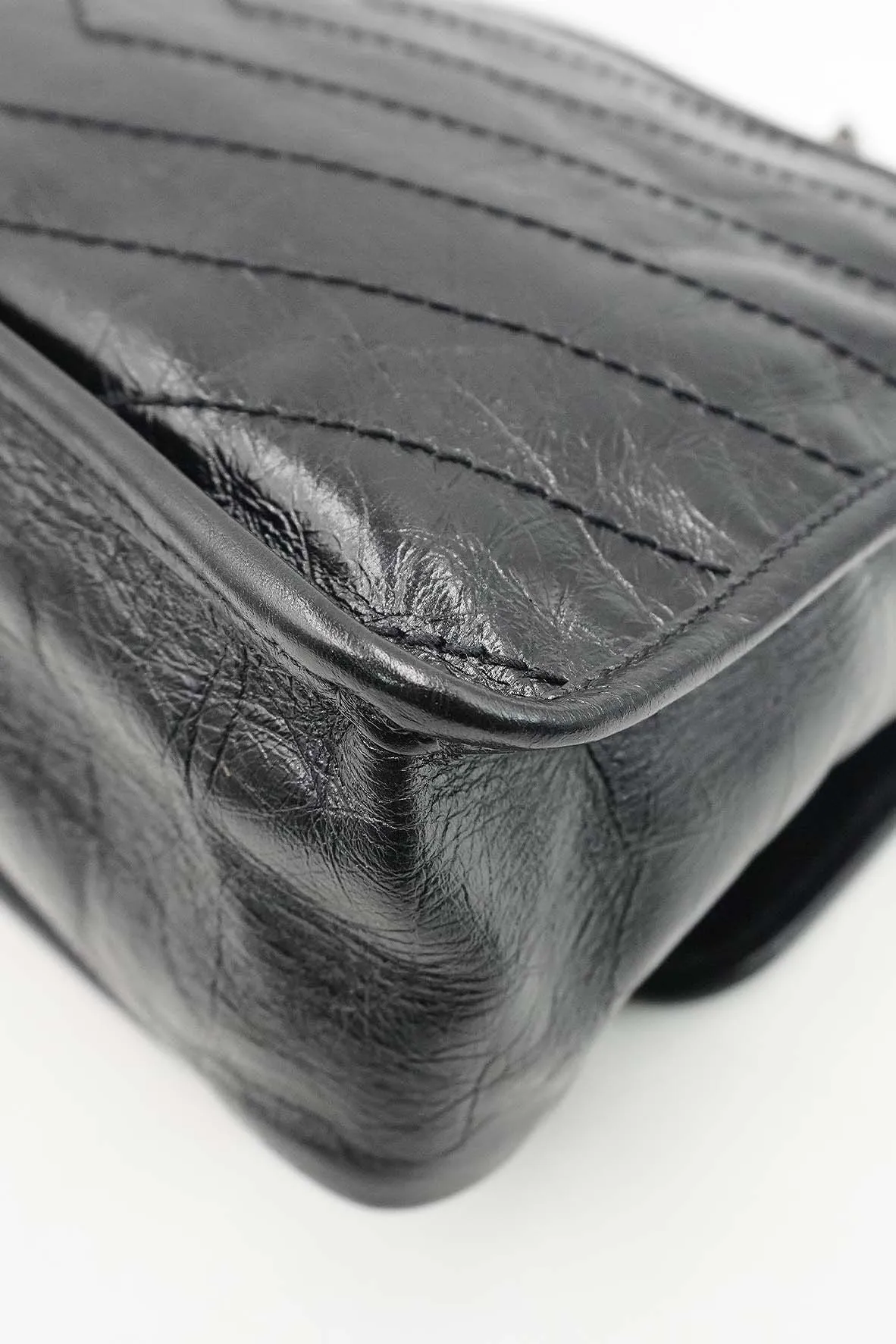 Medium Niki Crinkle Black