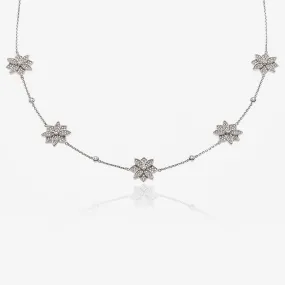 Million Silver Luxe Silver Pendant Necklace with Diamonds