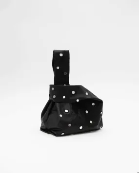 MINI LEATHER BAG WITH MIRROR APPLICATIONS