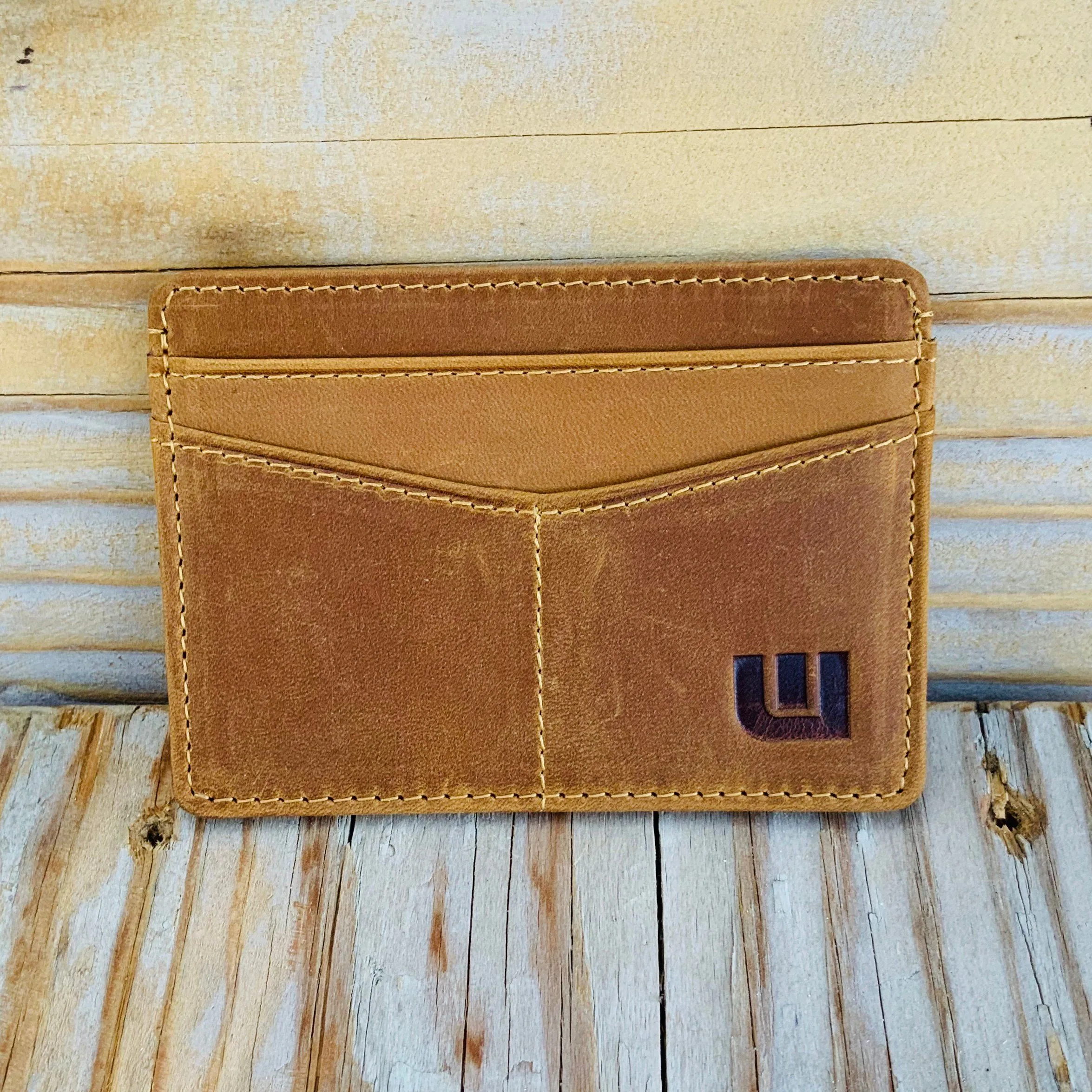 Minimalist ID Leather Wallet - Espresso H