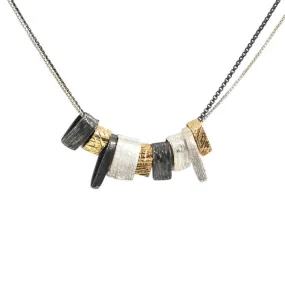 Multi Element Textured Necklace