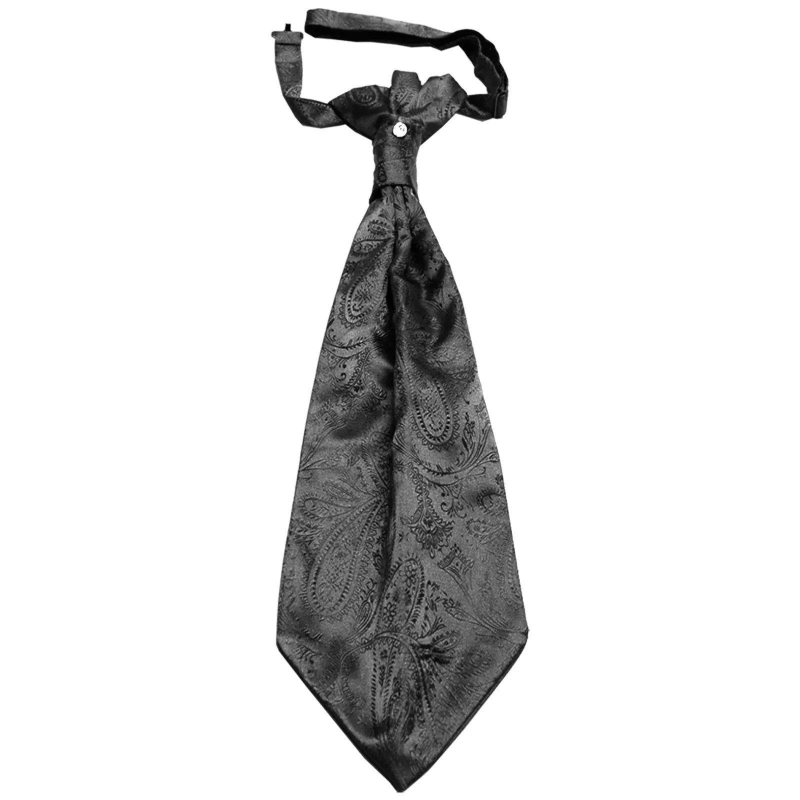 New 100% Polyester Men's Paisley Ascot Cravat Only Wedding Prom formal