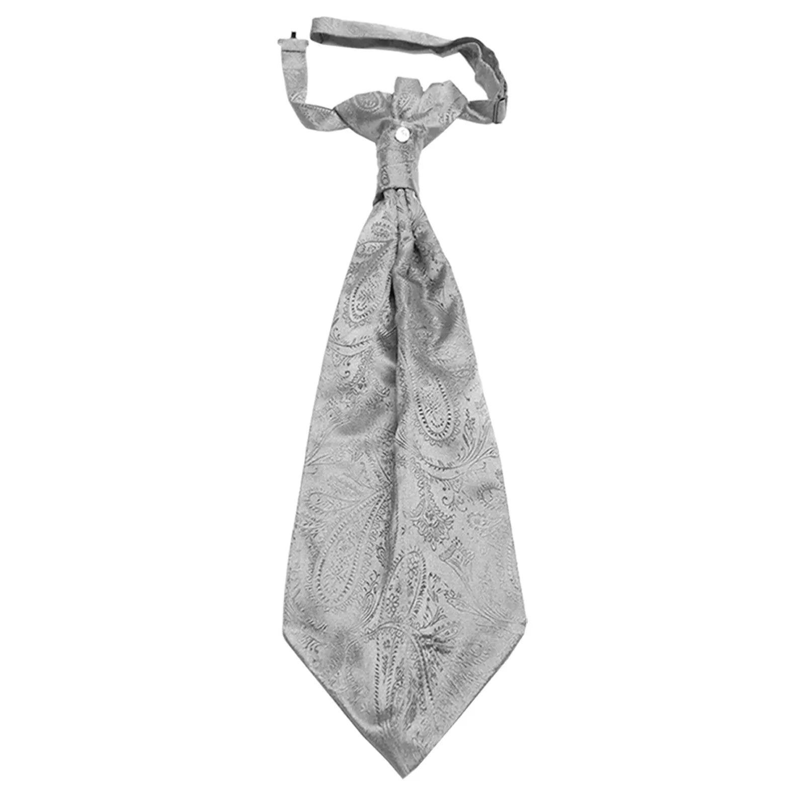 New 100% Polyester Men's Paisley Ascot Cravat Only Wedding Prom formal
