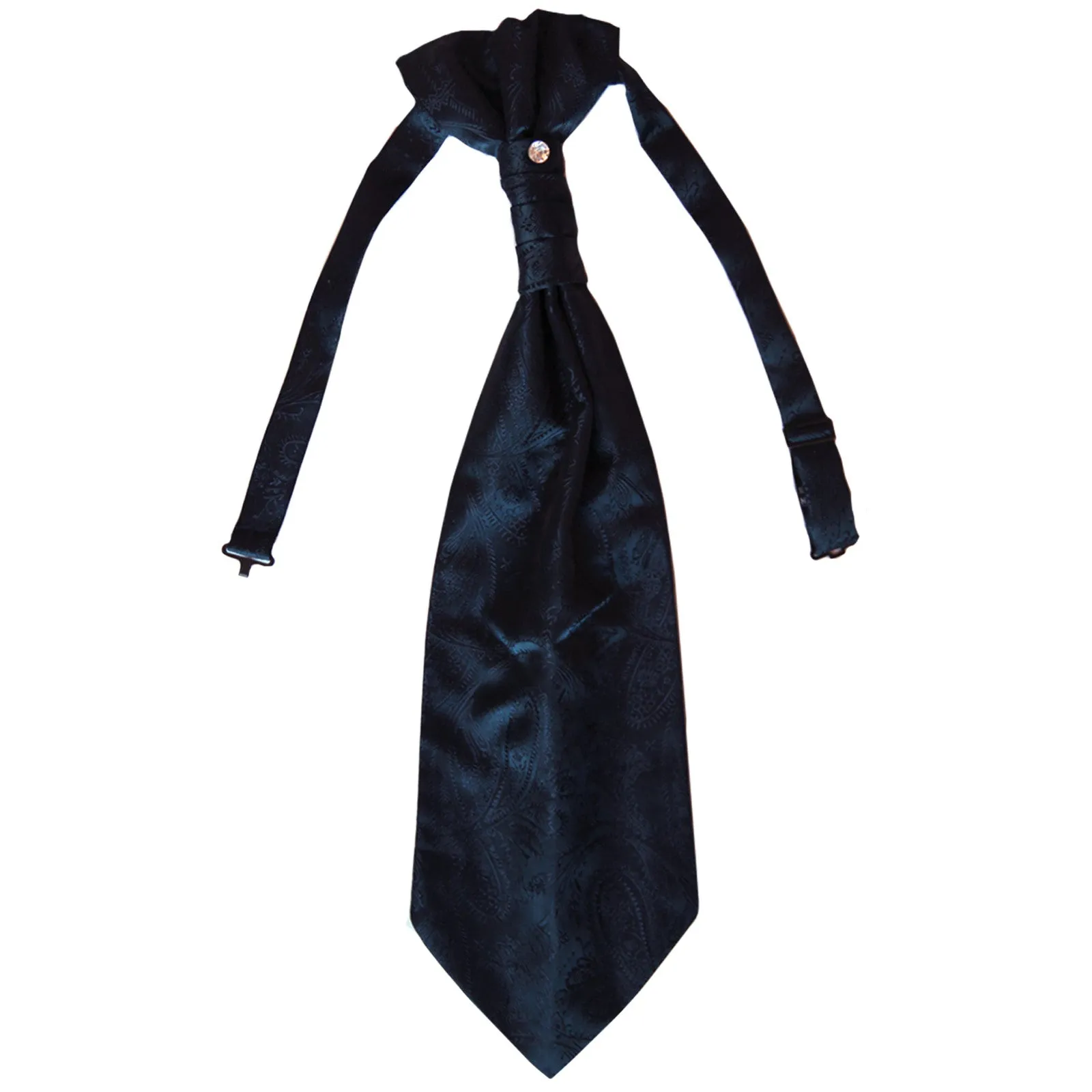 New 100% Polyester Men's Paisley Ascot Cravat Only Wedding Prom formal