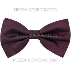 New formal men's pre tied Bow tie chinz solid