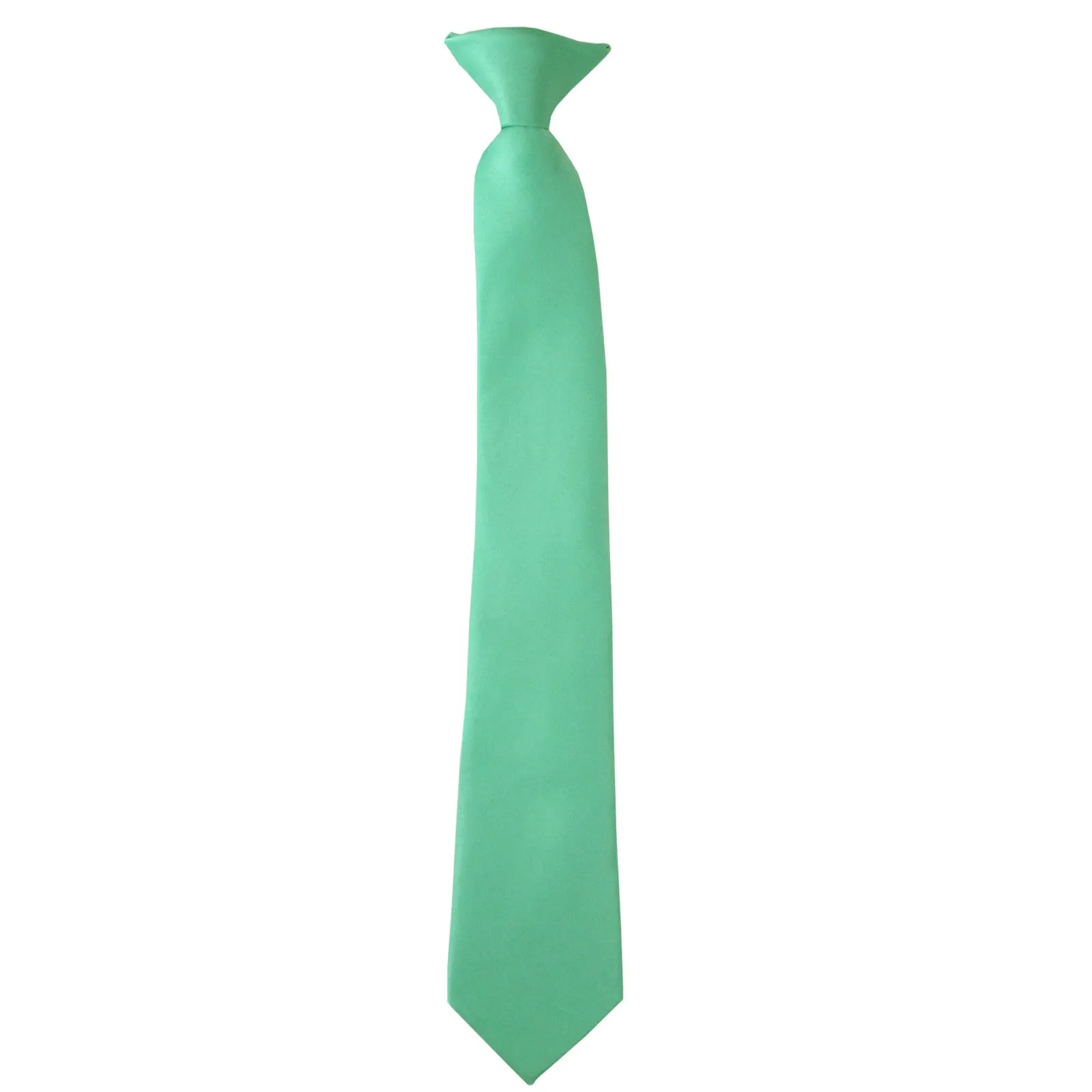 New KID'S BOY'S 100% Polyester Pre-tied clip on necktie only formal wedding