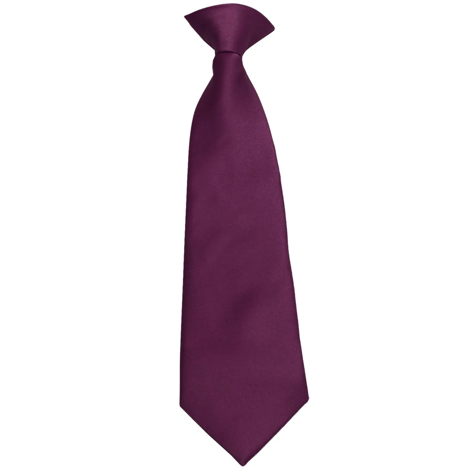 New KID'S BOY'S 100% Polyester Pre-tied clip on necktie only formal wedding