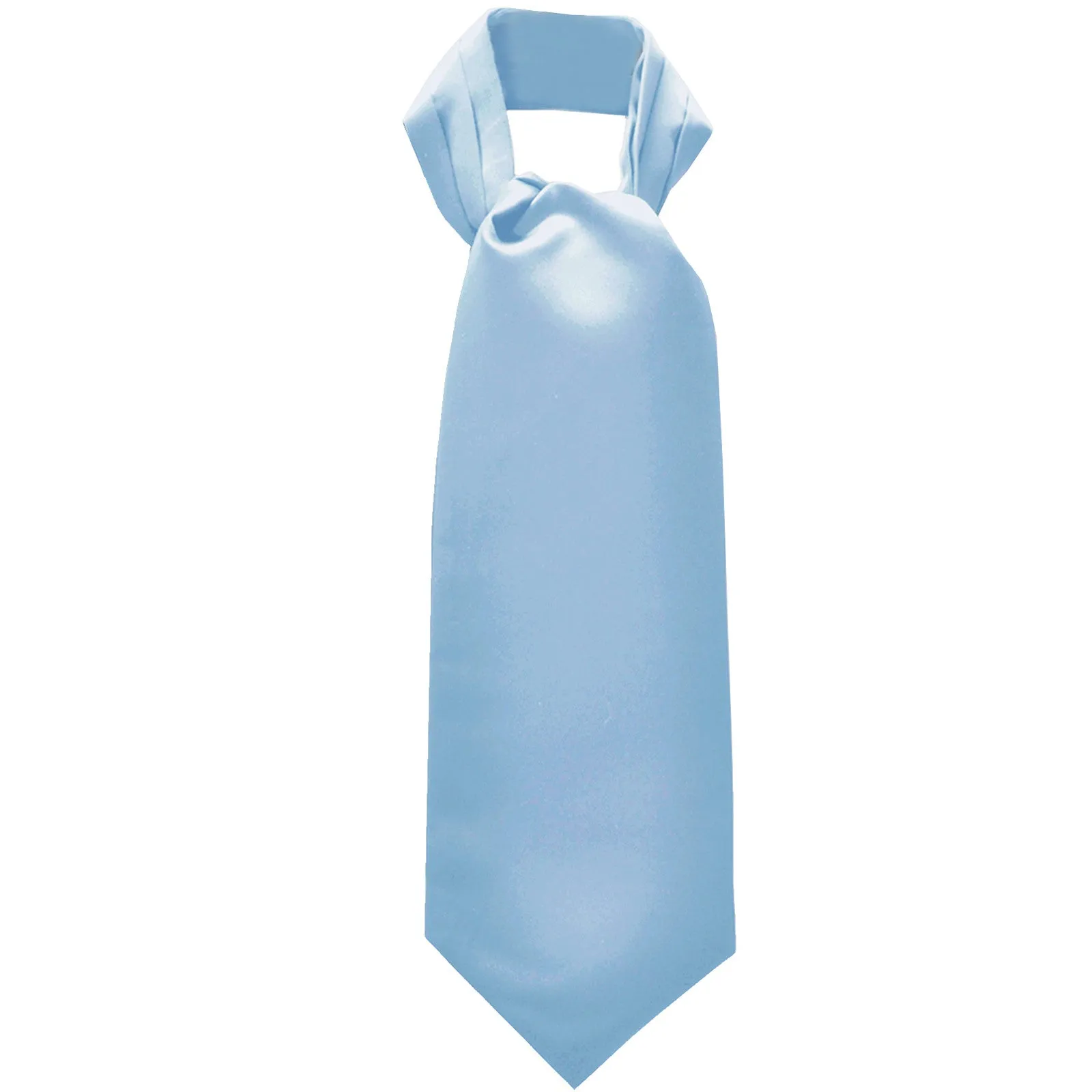 New Men's 100% Polyester solid Ascot Cravat Only Wedding Prom