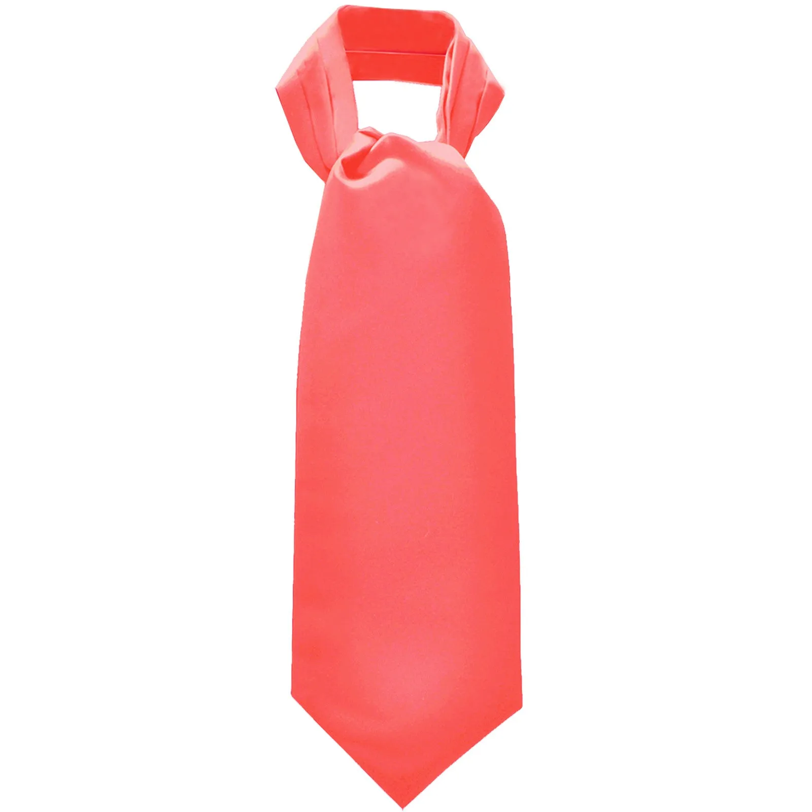 New Men's 100% Polyester solid Ascot Cravat Only Wedding Prom