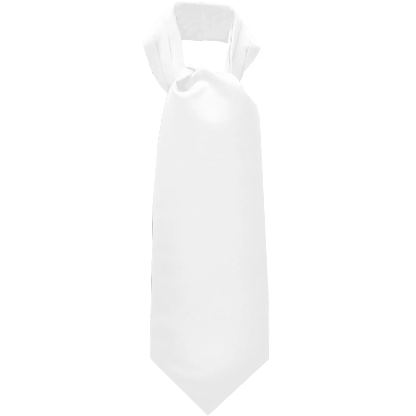 New Men's 100% Polyester solid Ascot Cravat Only Wedding Prom