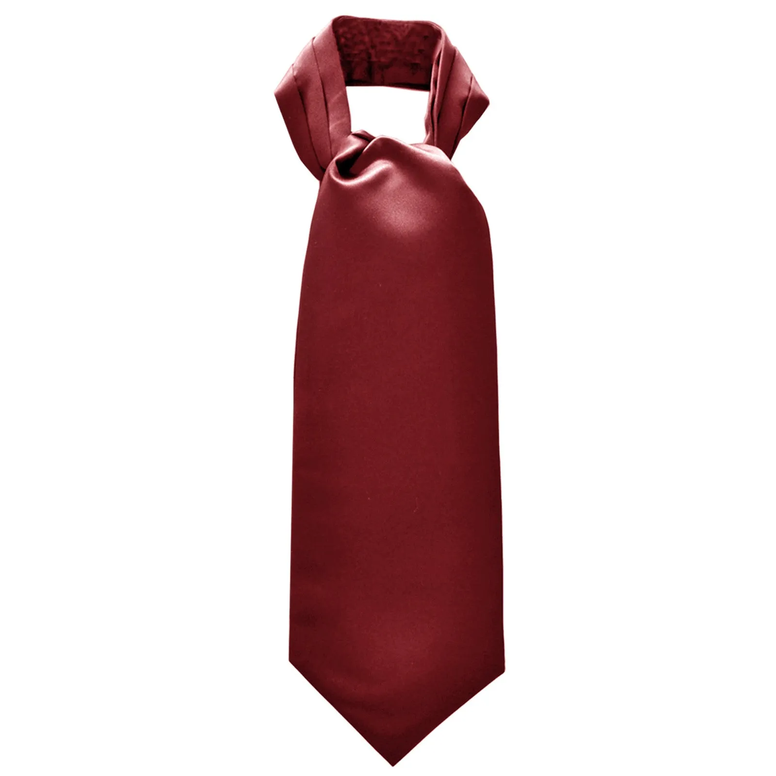 New Men's 100% Polyester solid Ascot Cravat Only Wedding Prom